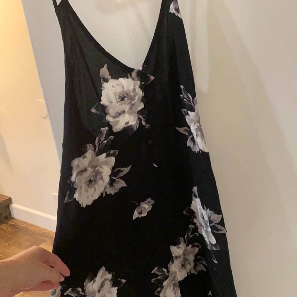 Kendall and Kylie cross back floral sun dress